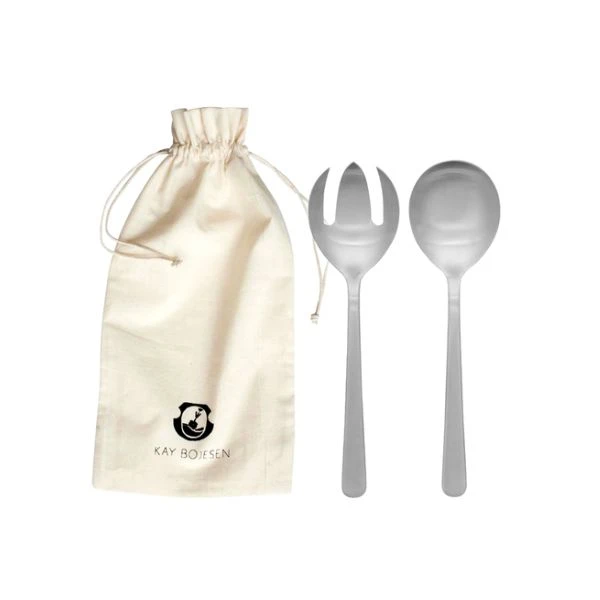 Kay Bojesen Salatbesteck 2-teilig – 18,5 cm Matt kb104 by KAY BOJESEN color Svart