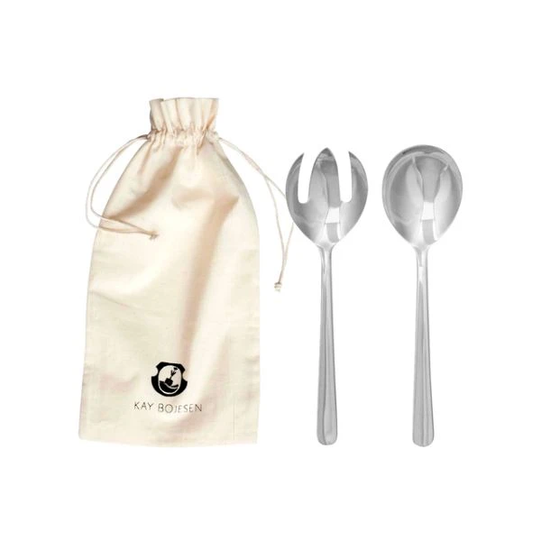 Kay Bojesen Salatbesteck 2-teilig - 18,5 cm kb104P by KAY BOJESEN color Svart