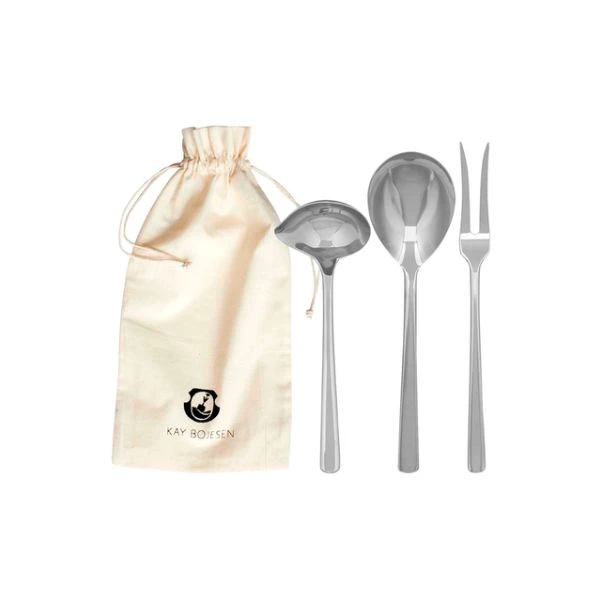 Kay Bojesen Salatbesteck 3-teilig kb113P by KAY BOJESEN color Svart