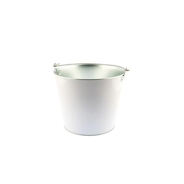 Weißer Metall-Weinkühler mit Griff, 5 Liter 6312BB00 by koala color Svart