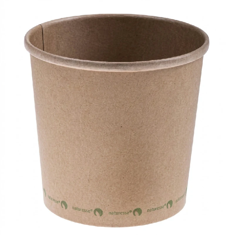 Suppenbecher aus Pappe 950 ml Ø118 Biologisch abbaubar 25 Stk. 117221 by Multiline color Bruin