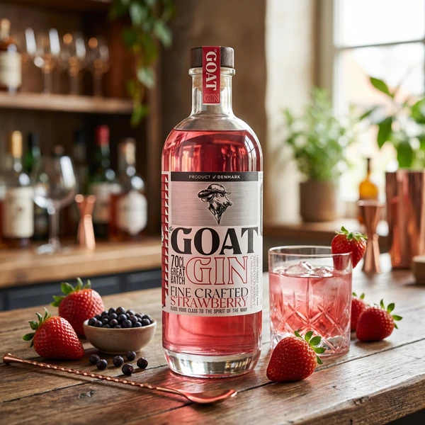 Der GOAT Jordbærgin FL 70 595994 by Bornholm Spirits color Svart