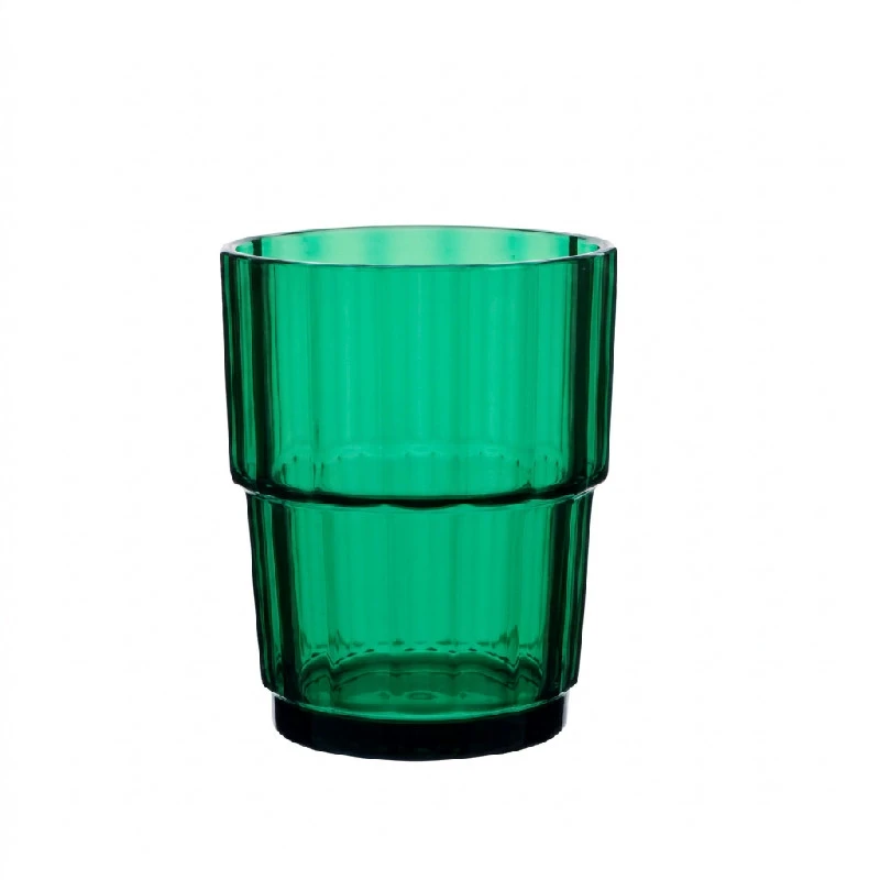 Institution Green Leaf 18 cl 200903-GL by GLASS4EVER color Grön