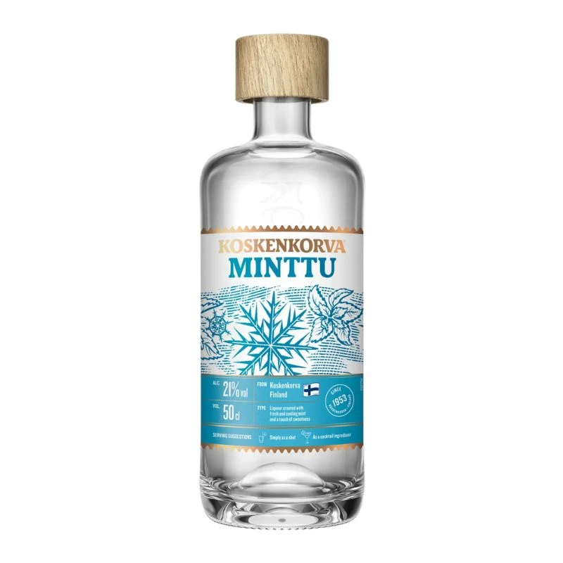 Koskenkorva Minttu Mint Minzlikör 50 cl 35% 207927 by KOSKENKORV color Svart