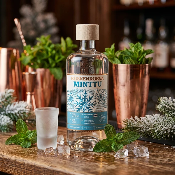 Koskenkorva Minttu Mint Minzlikör 50 cl 35% 207927 by KOSKENKORV color Svart