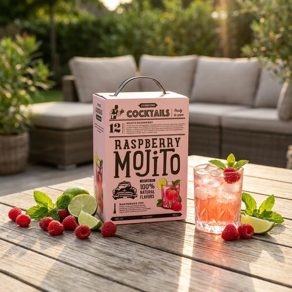 Classic Cocktails Raspberry Mojito (BiB) 150 cl. 206813 by Classic Cocktails color Svart