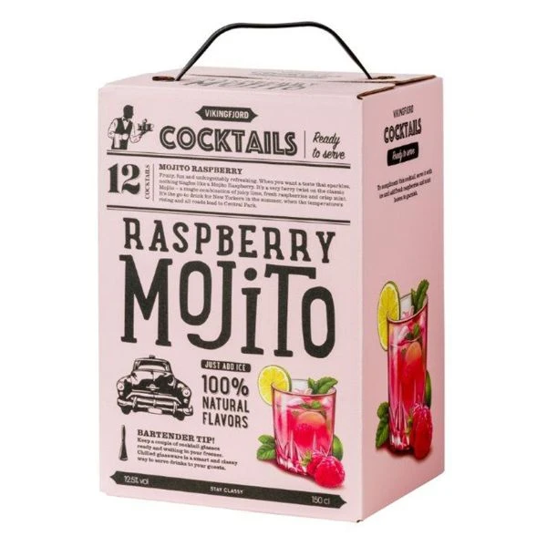 Classic Cocktails Raspberry Mojito (BiB) 150 cl. 206813 by Classic Cocktails color Svart
