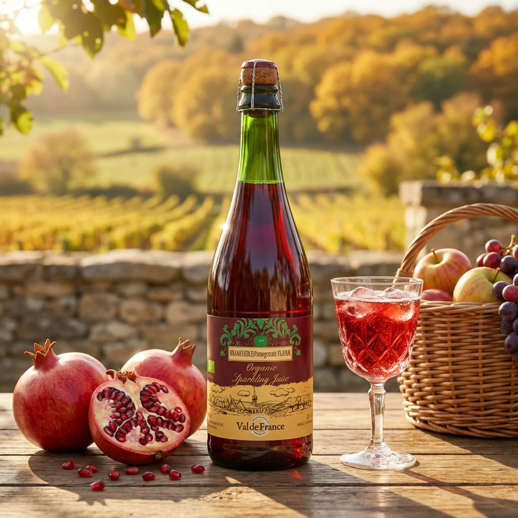 Val de France Alkoholfreier Bio-Cider Granatapfel 200153 by Val de France color Svart