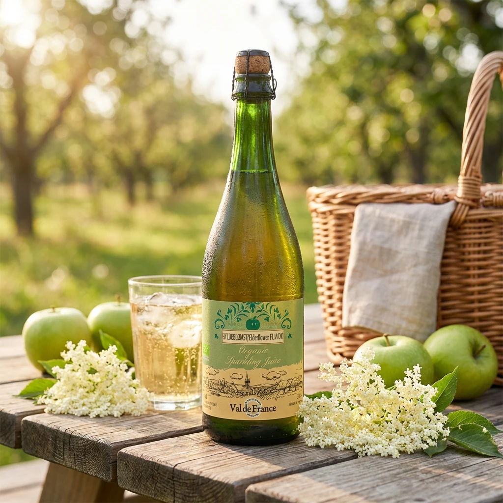 Alkoholfreier Bio-Cider Holunderblüte - Val De France 289487 by Val de France color Svart