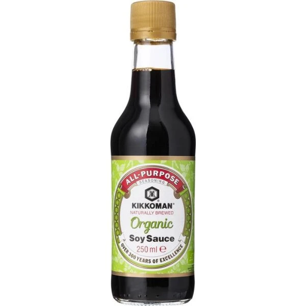 Bio-Sojasauce 250 ml 295500 by KIKKOMAN color Svart