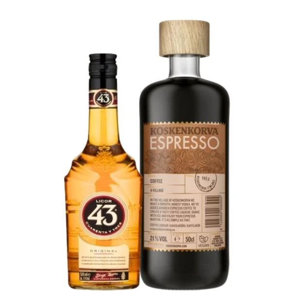 Koskenkorva White Russian Vanilie - Getränkepaket Koskenkorva5 by Barlife color Svart