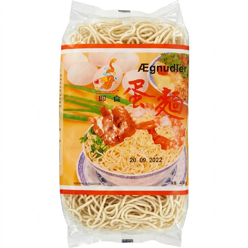 Instant-Eiernudeln 400 g 261695 by Golden Dragon color Svart