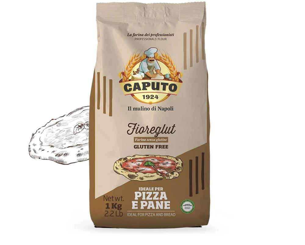 Caputo Pizzamehl, glutenfrei 1 kg 345584 by Caputo color Svart