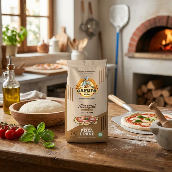 Caputo Pizzamehl, glutenfrei 1 kg 345584 by Caputo color Svart