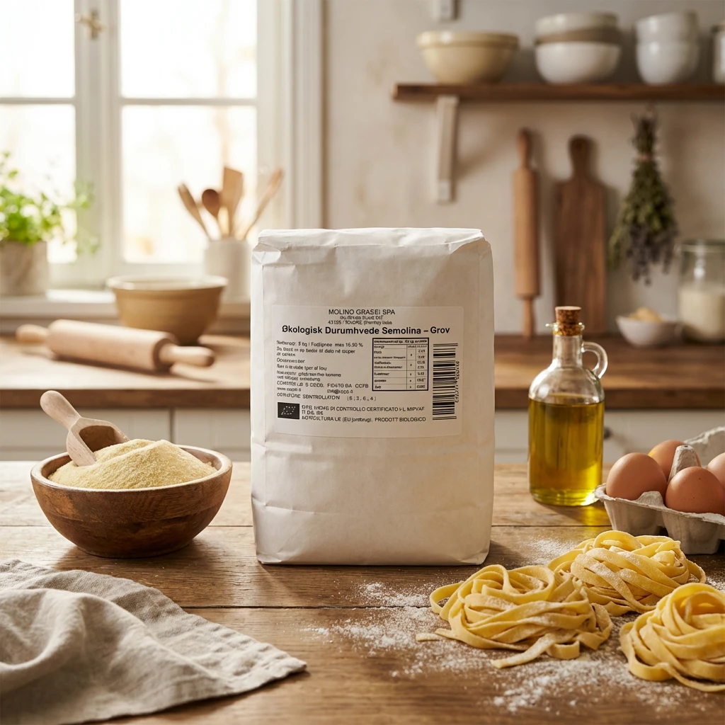 Bio-Hartweizengrieß grob Semolina 5 kg 277754 by Molino Piantoni SAS color Svart