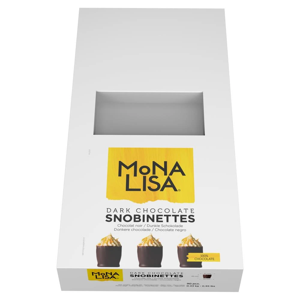Schokolade Snobinettes Zartbitter 90 Stk. 294862 by Mona Lisa color Svart