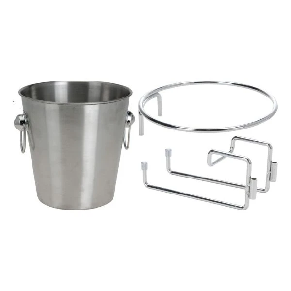 Champagnerkühler mit Tischhalterung A12405690 by Koop color Silver