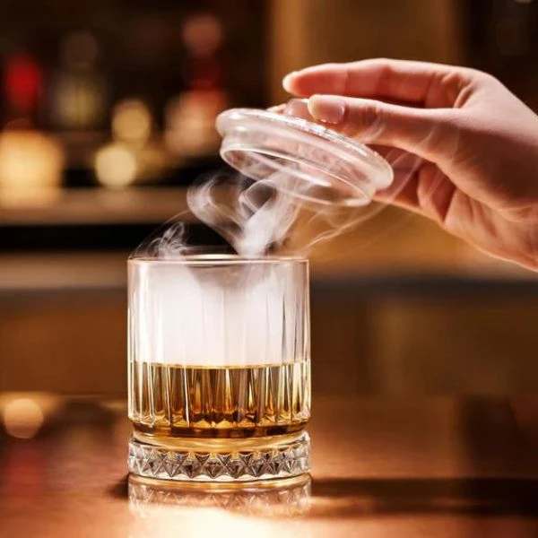 Flavour Blaster - Diamond Gläser mit Deckel, 2er-Set GLASSWARE_ROCKS&LID_DIAMOND by Flavour Blaster color Svart