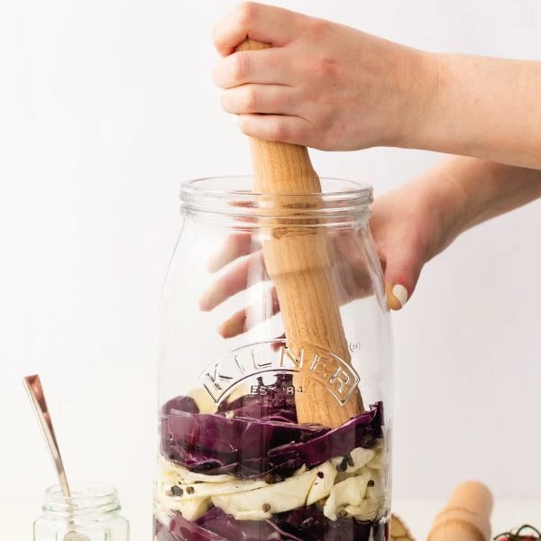 Kilner® Fermentierstößel 4x24,5cm KI25047 by Kilner color Svart