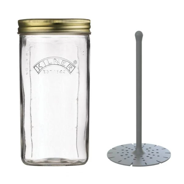 Kilner® Pickling Einmachglas-Set 1 Liter KI25068 by Kilner color Svart
