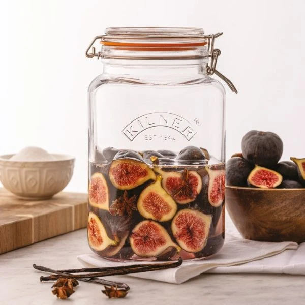 Kilner® Vorratsglas mit Bügelverschluss 3 Liter Ø14x23 cm KI25079 by Kilner color Svart