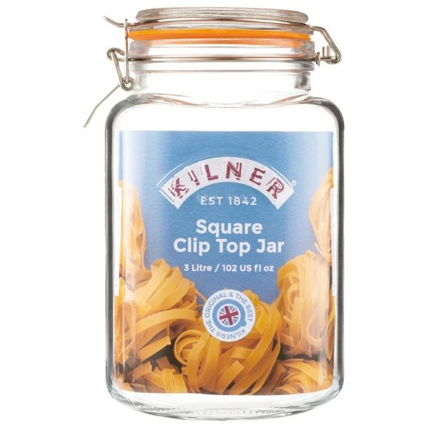 Kilner® Vorratsglas mit Bügelverschluss 3 Liter Ø14x23 cm KI25079 by Kilner color Svart