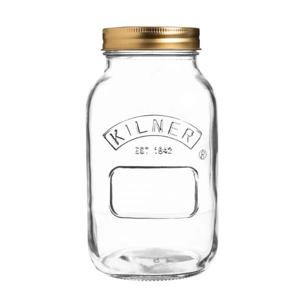 Kilner® Einkochglas rund 1 Liter KI25401 by Kilner color Svart