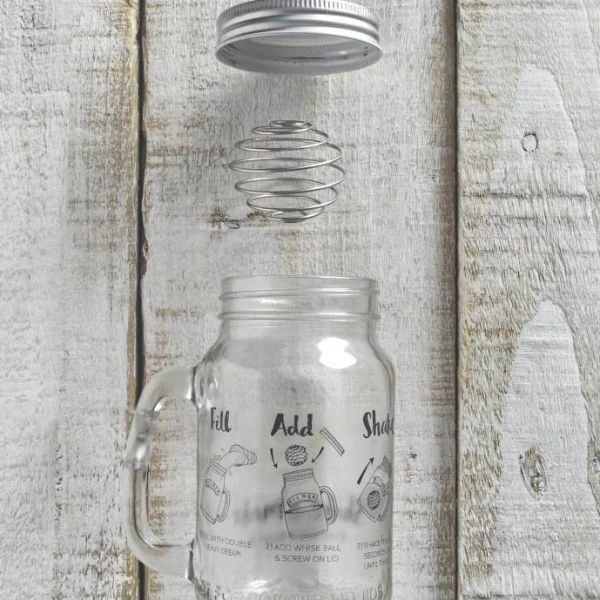 SHAKE & MAKE Kilner® 0,5 Liter KI25808 by Kilner color Svart