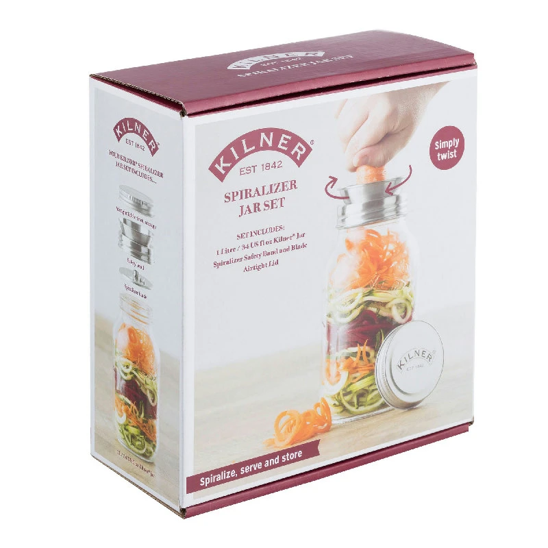 Kilner® Spiralschneider-Set 1 Liter KI25815 by Kilner color Svart