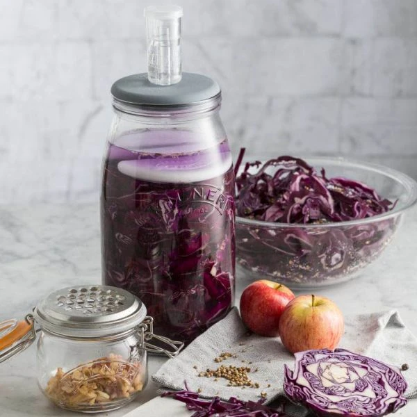 Fermentier-Set Kilner® Ø17x32cm KI25839 by Kilner color Svart