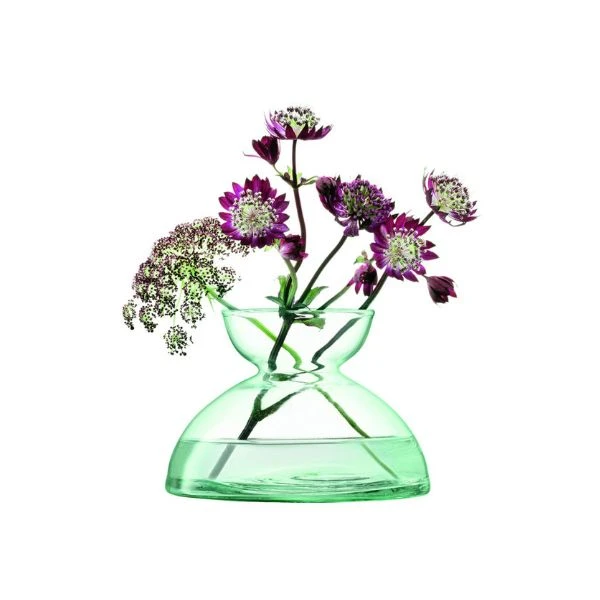 LSA Canopy Vase aus recyceltem Glas 9,5x13,5x13,5cm LCQ08 by LSA INTERNATIONAL color Svart