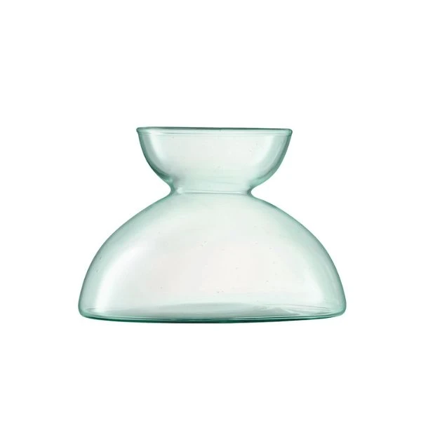 LSA Canopy Vase aus recyceltem Glas 9,5x13,5x13,5cm LCQ08 by LSA INTERNATIONAL color Svart
