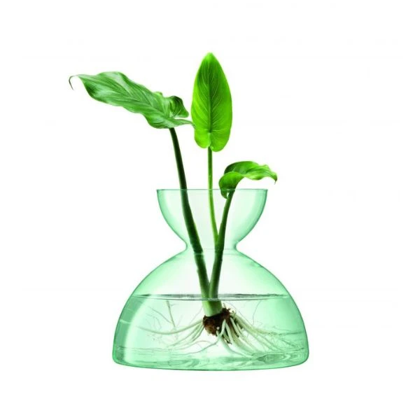 LSA Canopy Vase aus Recyclingglas 18,2x20,7x20,7cm LCQ09 by LSA INTERNATIONAL color Svart