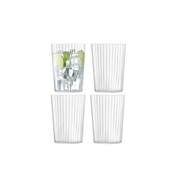 Trinkgläser Gio Line 4er-Set LSA 560ml, 12x9x9cm LGI23 by LSA INTERNATIONAL color Svart