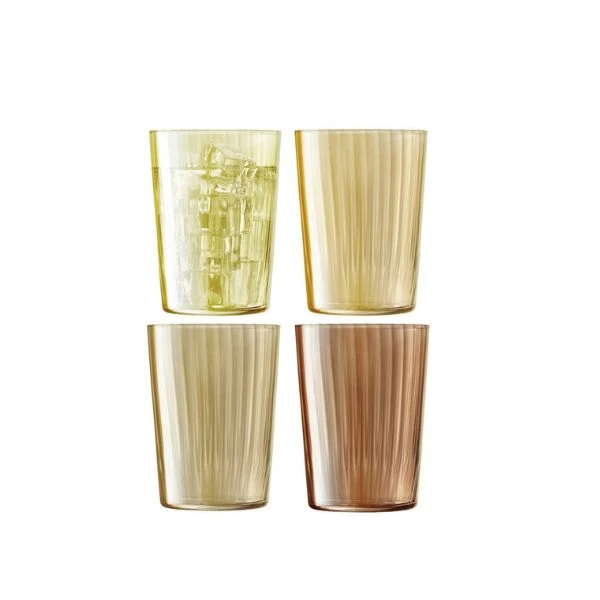 Trinkgläser Gems Bernstein 4er-Set LSA 560ml, 12x9x9cm LGM04 by LSA INTERNATIONAL color Bernstein