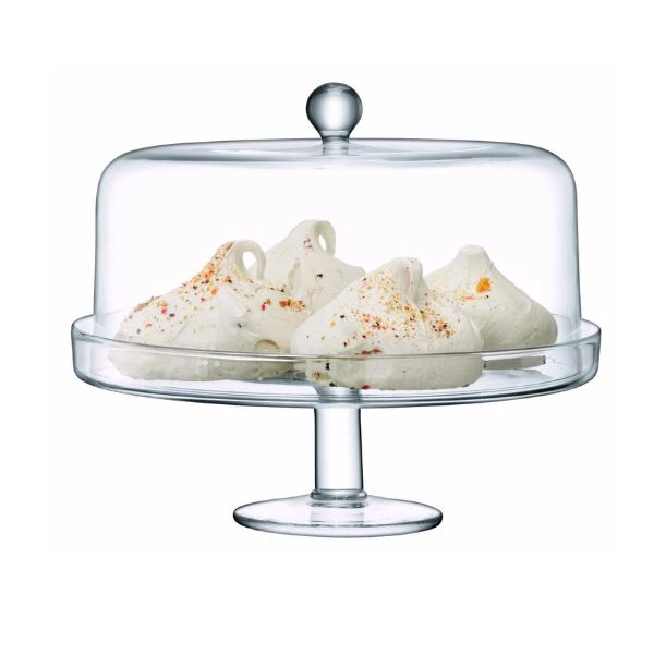 Tortenplatte mit Glasglocke Klara LSA Ø33cm, H30cm LKL03 by LSA INTERNATIONAL color Svart