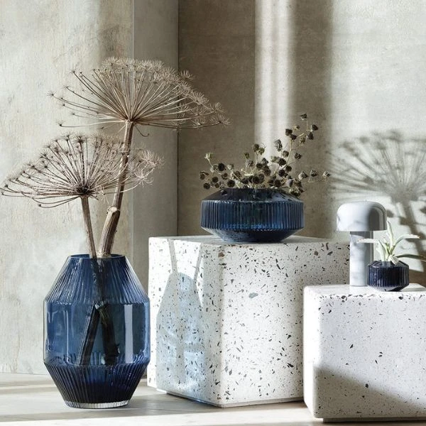 Vase/Windlicht Rotunda Safir LSA 25,8x17,8x17,8cm LRT11 by LSA INTERNATIONAL color Svart