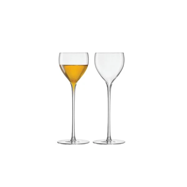LSA Savoy Likörgläser 110 ml – 2er-Set LSA34 by LSA INTERNATIONAL color Svart