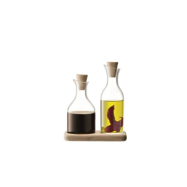 Öl- & Essig-Set Serve LSA 17x15x8,3cm LSZ46 by LSA INTERNATIONAL color Svart
