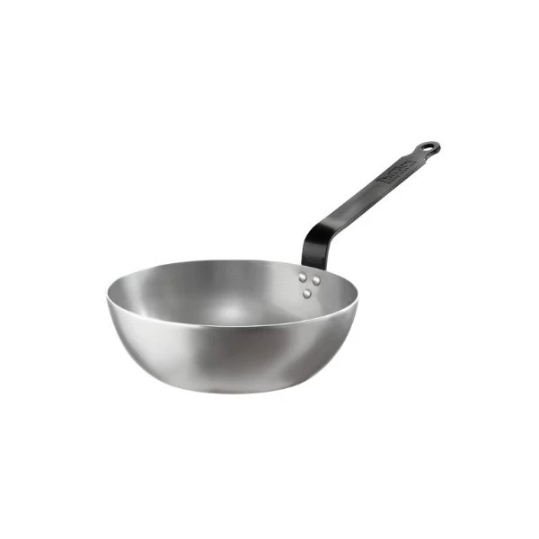 Wokpfanne Kohlenstoffstahl 24 Excalibur Pintinox 44,5x24x18,5cm 476003 by PINTINOX color Svart