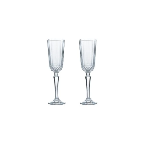 Champagnergläser 2er-Set Winchester Ravenhead® 13 cl - Ø 5,5x21cm KR41416 by RAVENHEAD color Svart