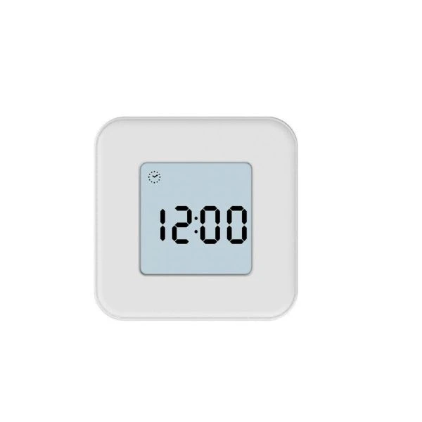 Küchentimer und Uhr Kub HOME 6x6x5,5 cm 144250 by SCANDINAVIAN HOME color Vit