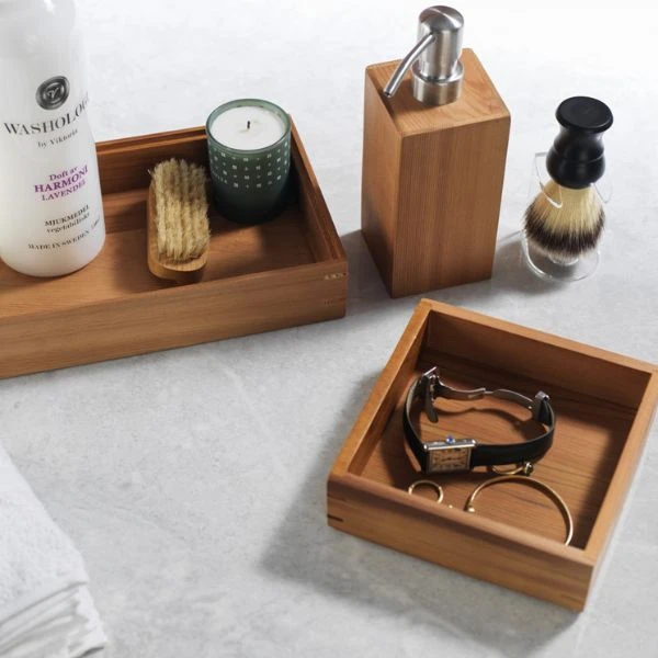 Hinoki Aufbewahrungsbox klein HOME 15x15x15cm 150002 by SCANDINAVIAN HOME color Trä