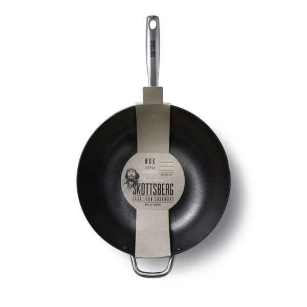 SKOTTSBERG® Wokpfanne aus Gusseisen 34x58x9cm S531085 by SKOTTSBERG color Svart