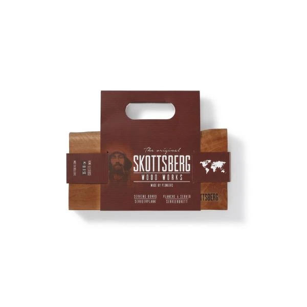 Schneidebrett Natur SKOTTSBERG® 35x18x3cm S532648 by SKOTTSBERG color Svart