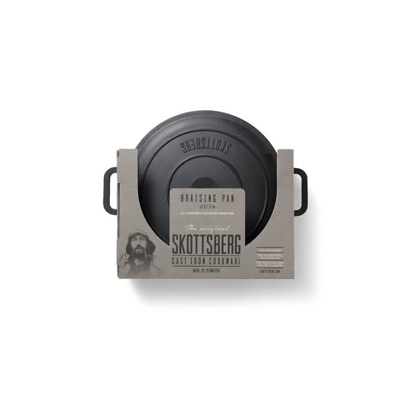 Schmorpfanne aus Gusseisen SKOTTSBERG® 31,5x40x6cm S532671 by SKOTTSBERG color Svart