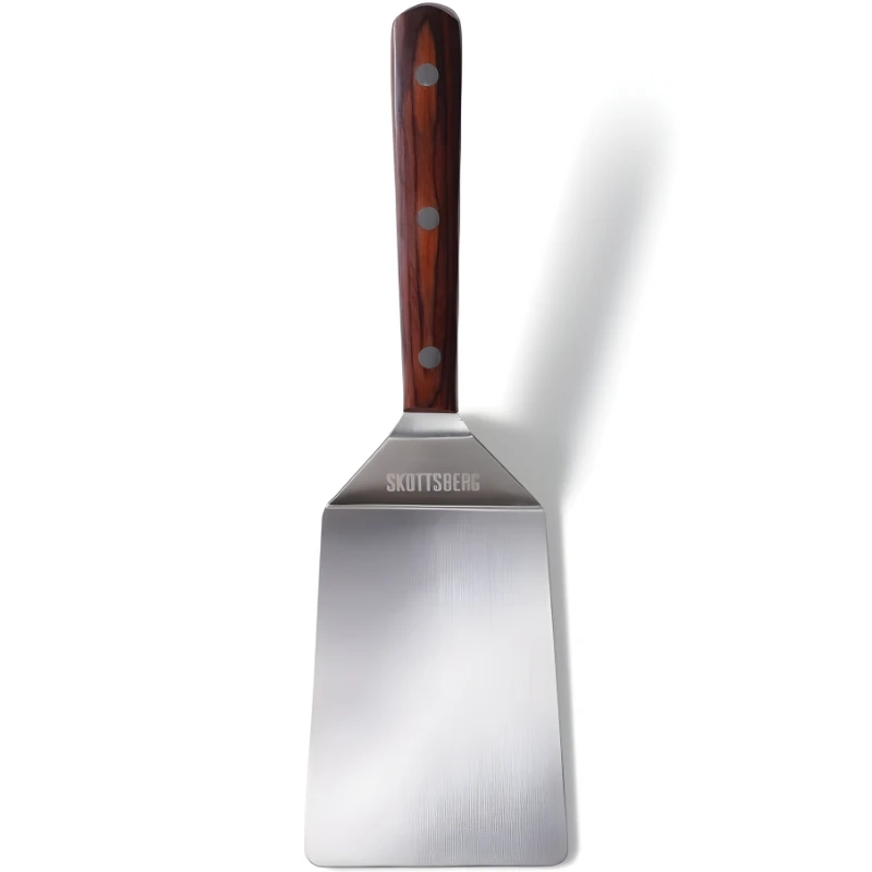 SKOTTSBERG® Pfannenwender aus Edelstahl 28x8,5x2,7cm S533829 by SKOTTSBERG color Silver - mörkt trä