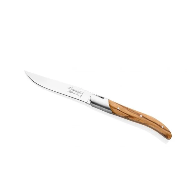 Laguiole Steakmesser Olivenholz – 6er-Set SdV 530500 by STYLE DE VIE color Svart