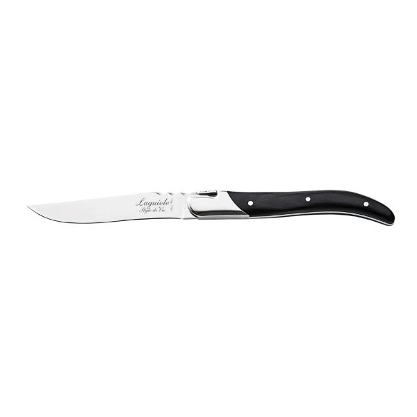 Laguiole Steakmesser-Set 6-tlg. Schwarzes Ebenholz STYLE DE VIE 530501 by STYLE DE VIE color Svart