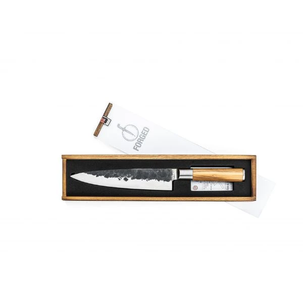 Kochmesser Geschmiedet Olive SdV 18 cm 531120 by STYLE DE VIE color Svart